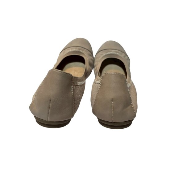 Kim Rogers Womens Oatmeal Adabella 2 Ballet Flats Size 8.5 Medium Faux Leather & - Picture 6 of 10